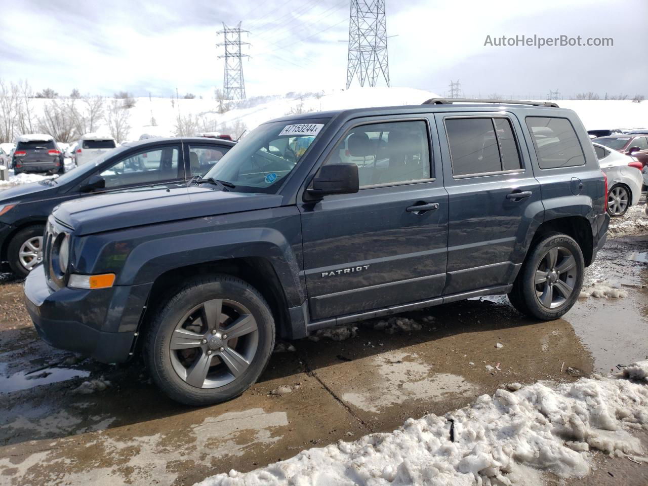 2014 Jeep Patriot Latitude Charcoal vin: 1C4NJPFAXED819397