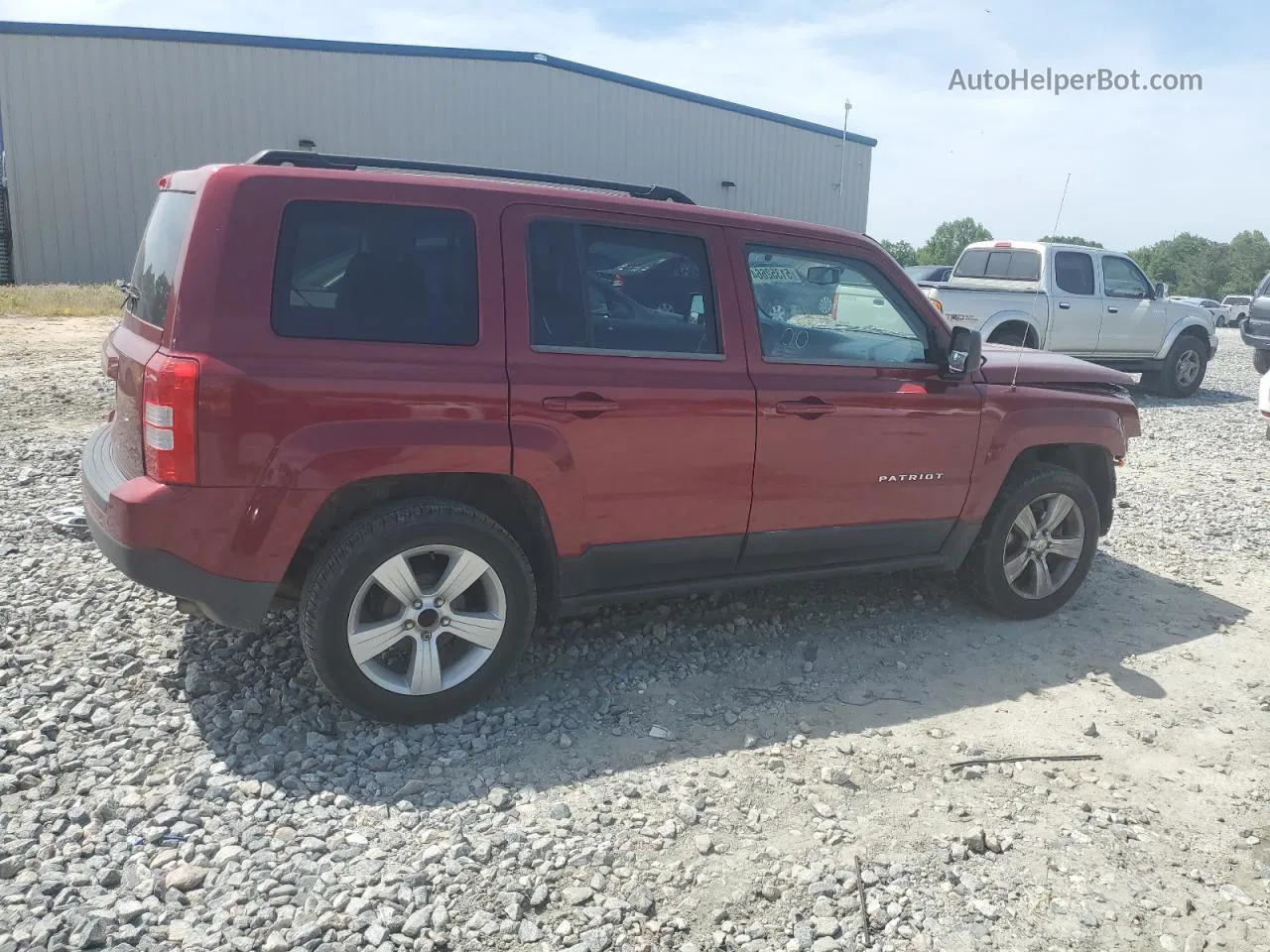 2014 Jeep Patriot Latitude Red vin: 1C4NJPFB0ED507727