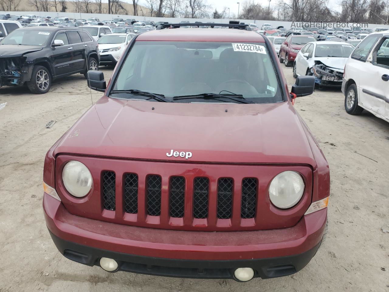 2014 Jeep Patriot Latitude Maroon vin: 1C4NJPFB0ED562968