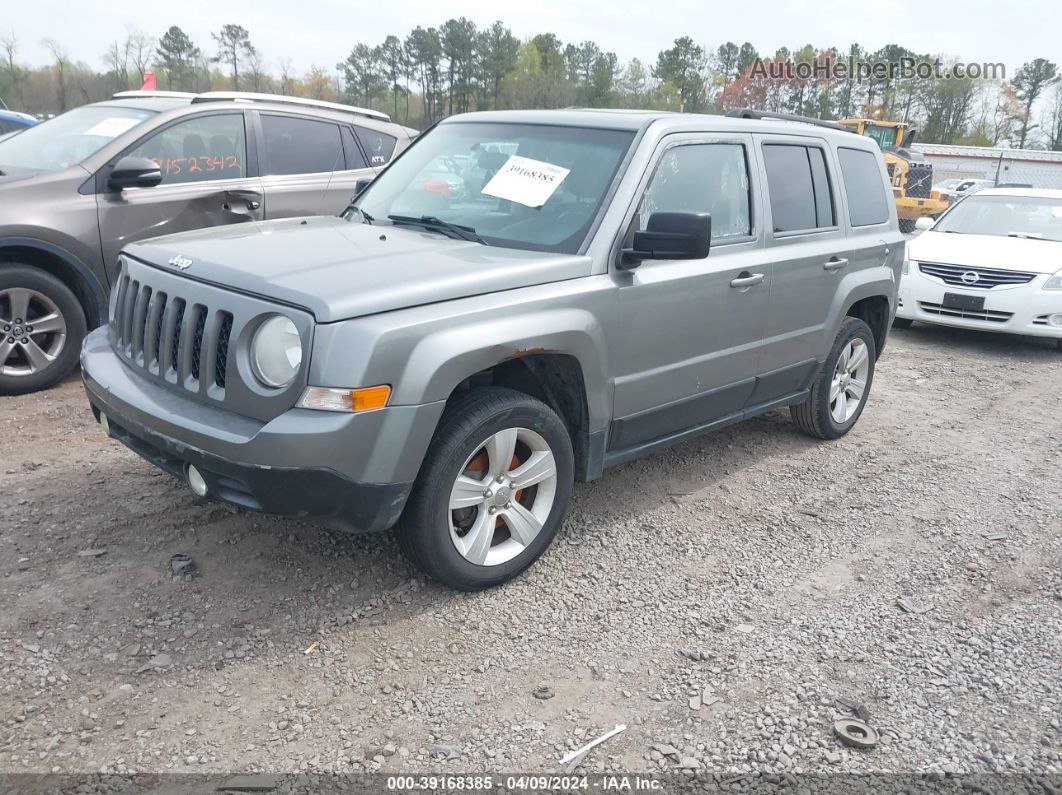 2012 Jeep Patriot Latitude Gray vin: 1C4NJPFB1CD590016