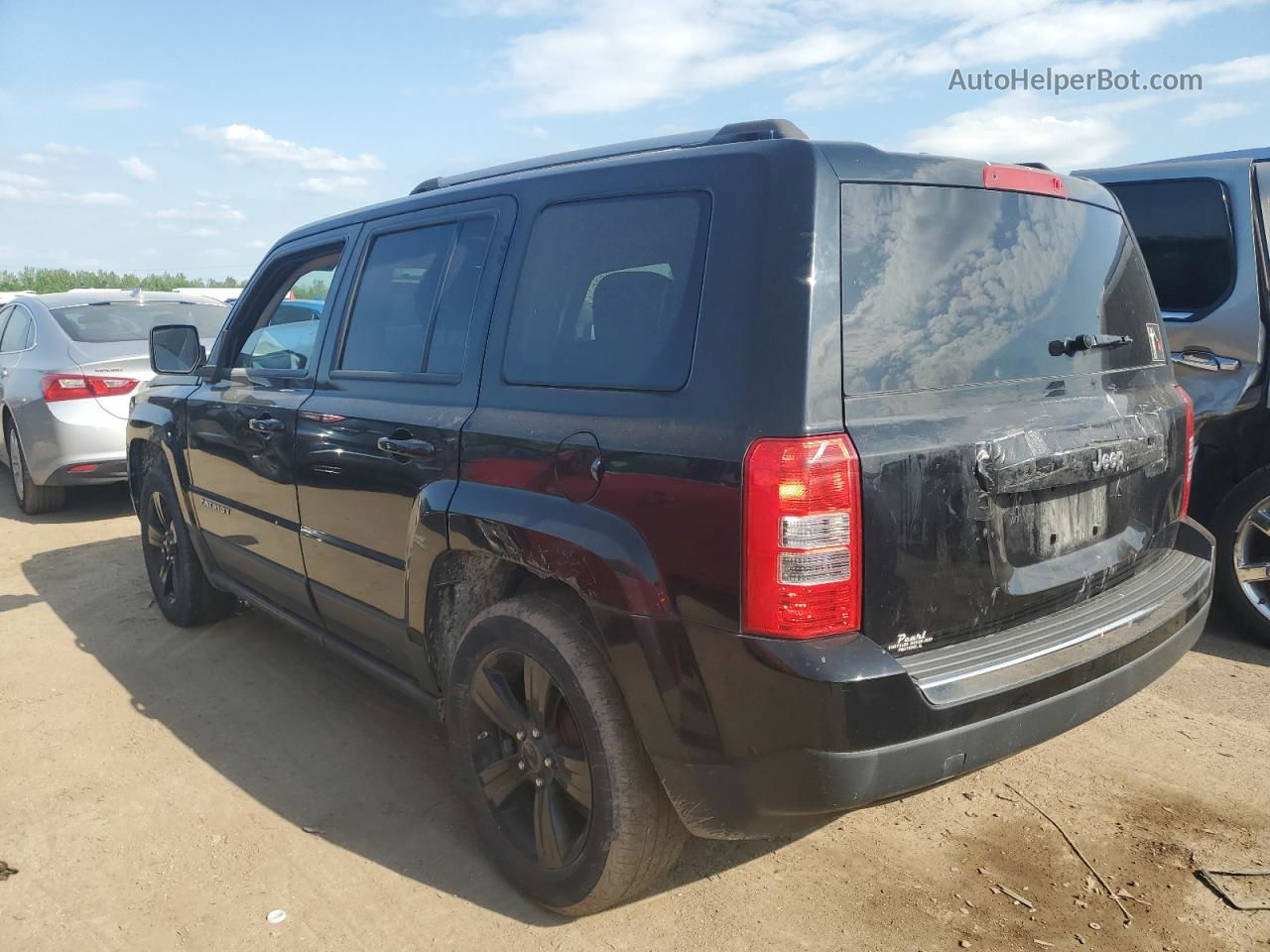 2012 Jeep Patriot Latitude Black vin: 1C4NJPFB1CD690391