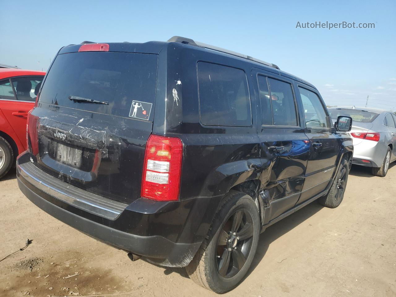 2012 Jeep Patriot Latitude Black vin: 1C4NJPFB1CD690391