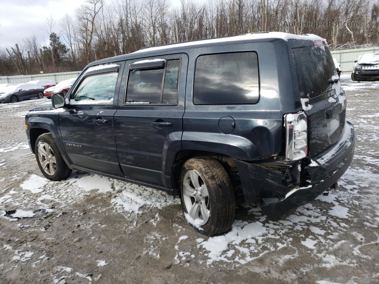 2014 Jeep Patriot Latitude Gray vin: 1C4NJPFB1ED853740