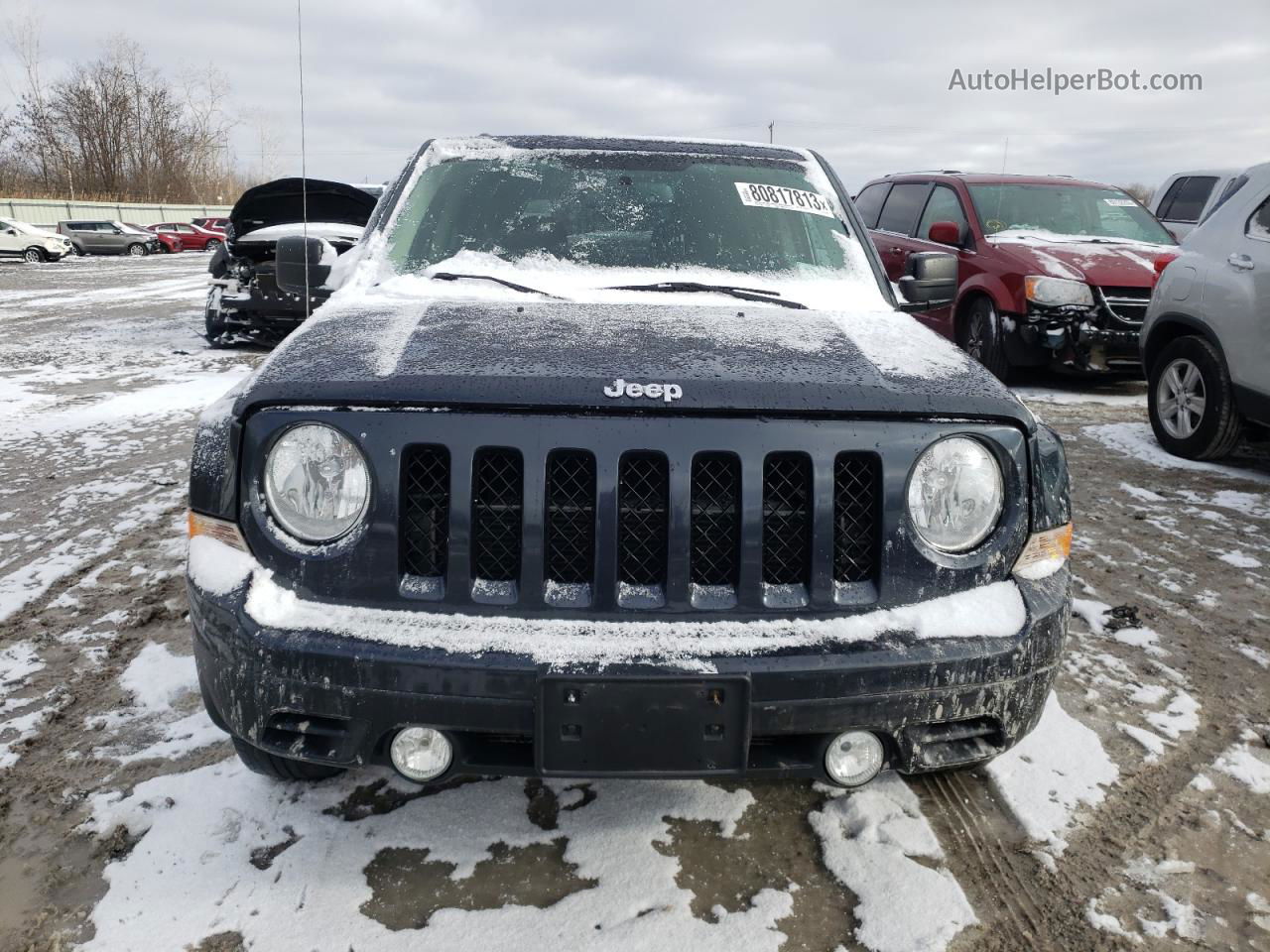 2014 Jeep Patriot Latitude Gray vin: 1C4NJPFB1ED853740