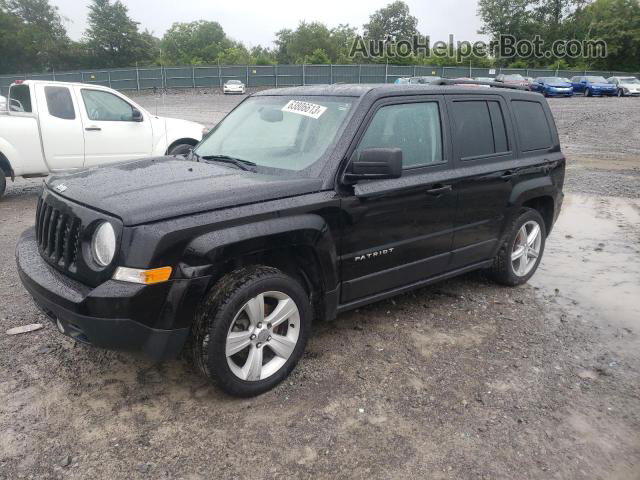 2016 Jeep Patriot Latitude Black vin: 1C4NJPFB1GD801723