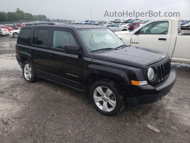 2016 Jeep Patriot Latitude Черный vin: 1C4NJPFB1GD801723