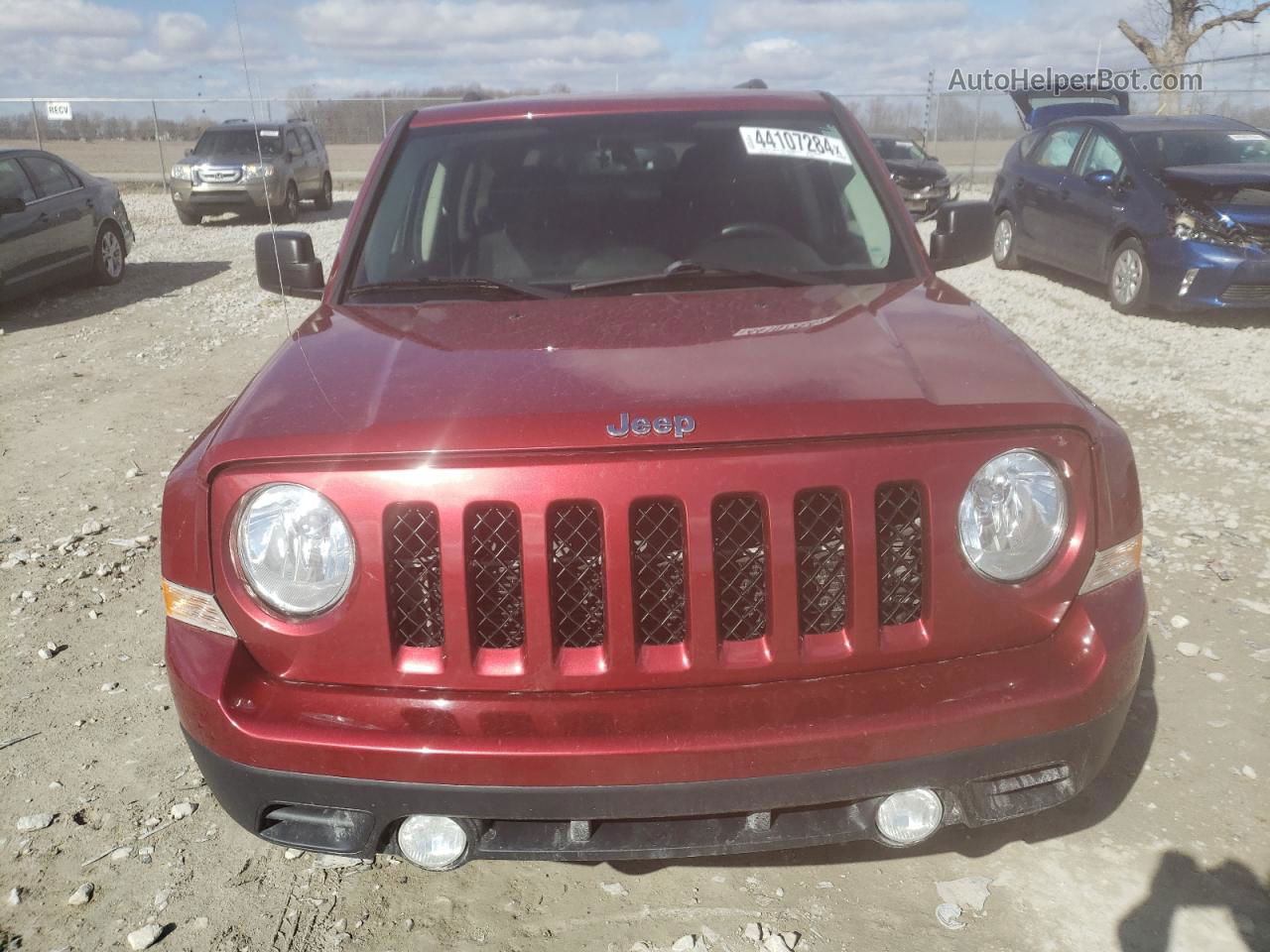 2016 Jeep Patriot Latitude Красный vin: 1C4NJPFB5GD726962