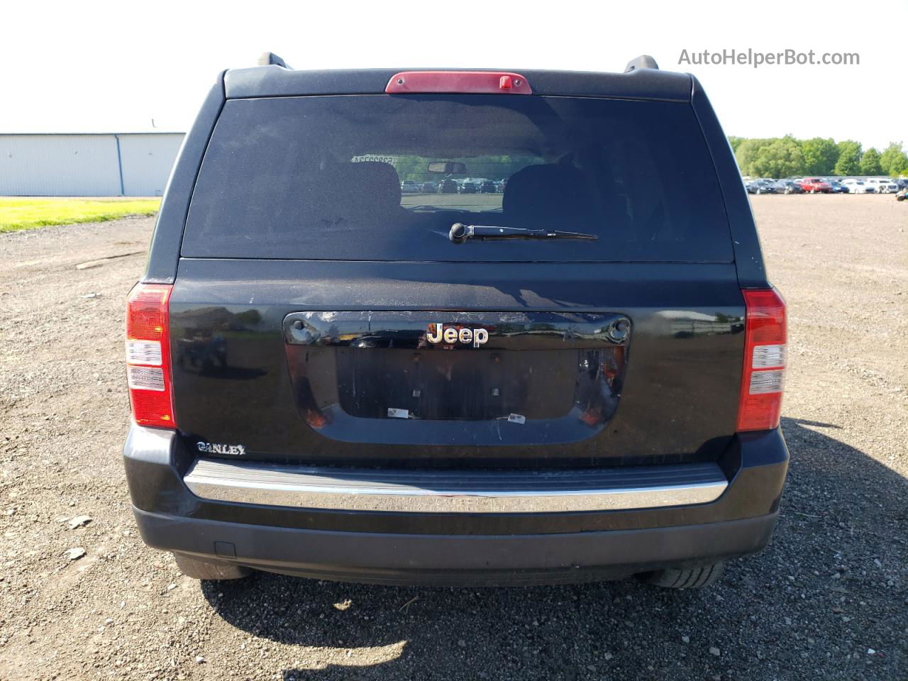 2012 Jeep Patriot Latitude Черный vin: 1C4NJPFB7CD698690