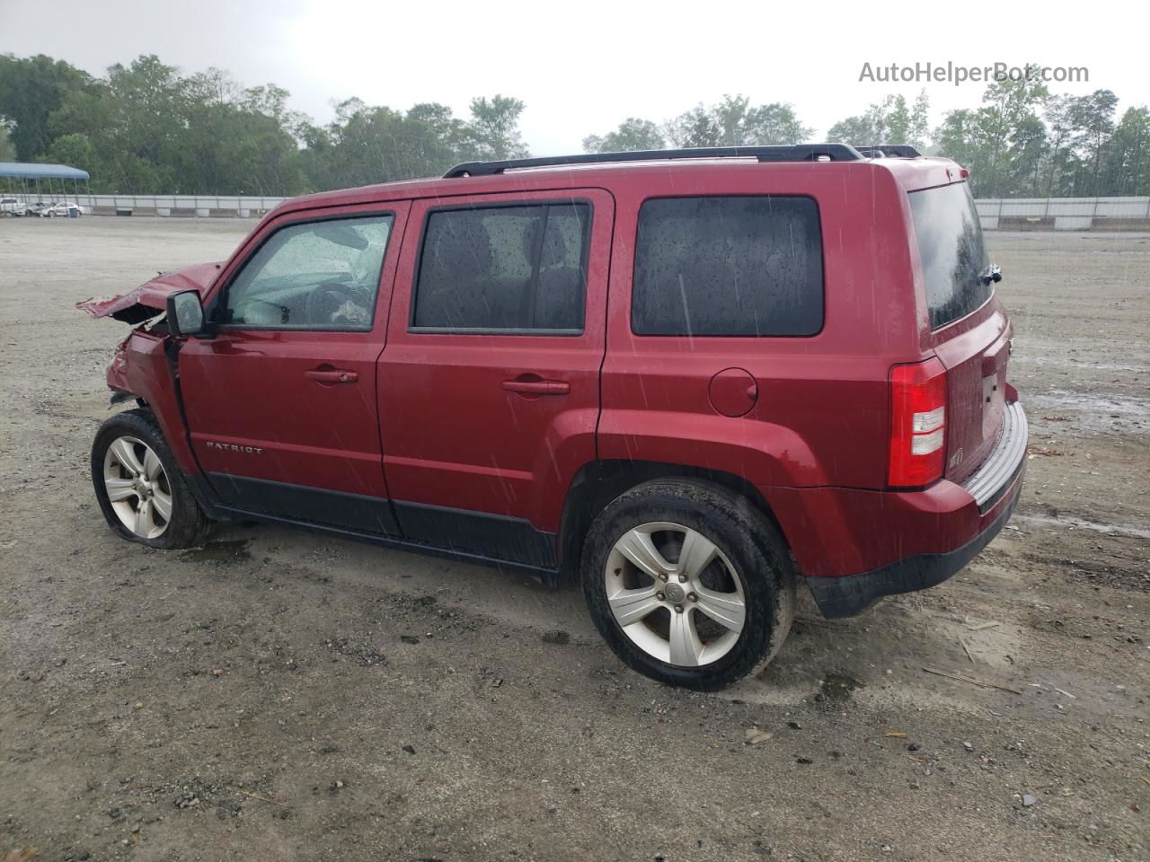 2014 Jeep Patriot Latitude Темно-бордовый vin: 1C4NJPFB7ED650321