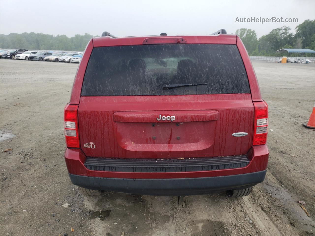 2014 Jeep Patriot Latitude Темно-бордовый vin: 1C4NJPFB7ED650321