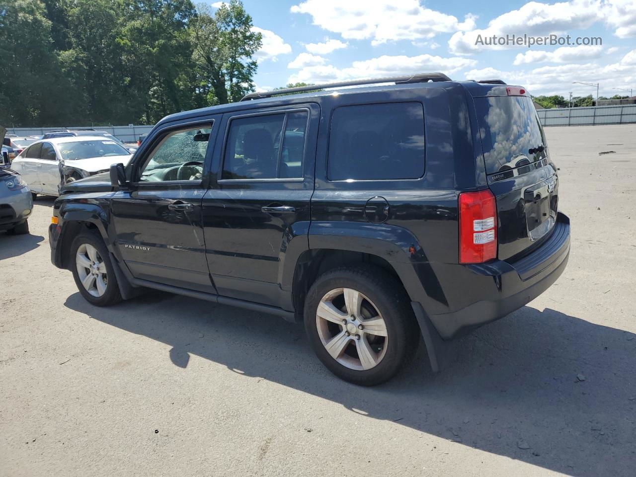 2014 Jeep Patriot Latitude Черный vin: 1C4NJPFB7ED764786