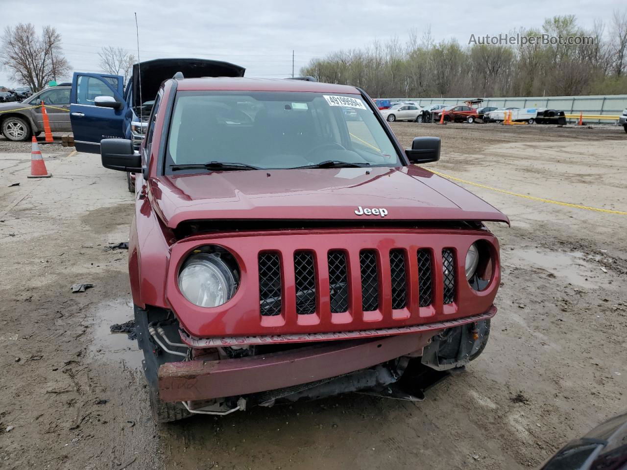 2014 Jeep Patriot Latitude Burgundy vin: 1C4NJPFB7ED826350