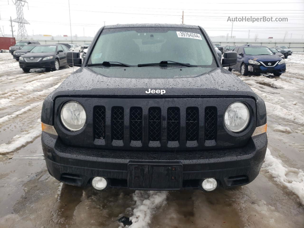 2012 Jeep Patriot Latitude Black vin: 1C4NJPFB8CD580132