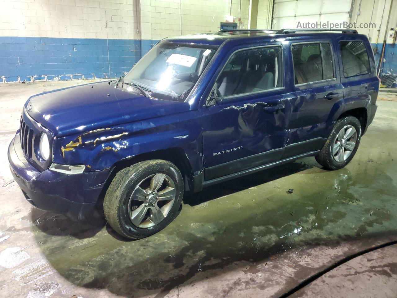 2012 Jeep Patriot Latitude Blue vin: 1C4NJPFB9CD673757