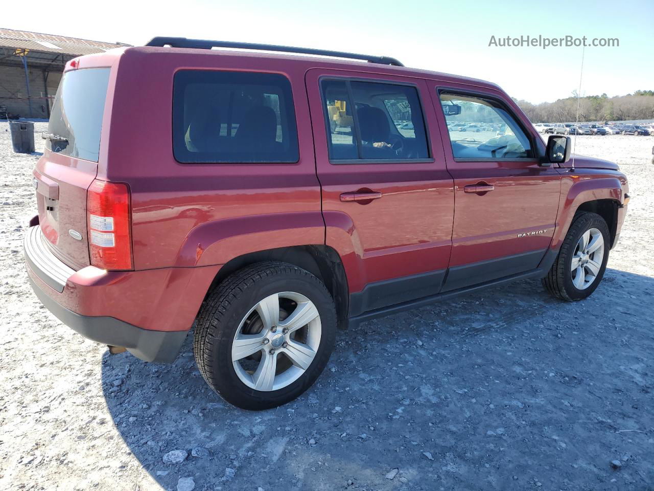 2014 Jeep Patriot Latitude Red vin: 1C4NJPFB9ED540094