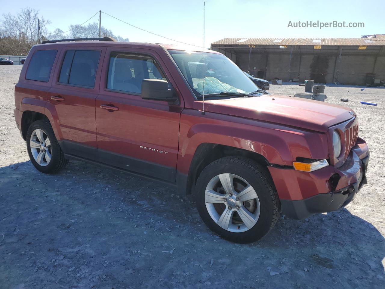 2014 Jeep Patriot Latitude Red vin: 1C4NJPFB9ED540094