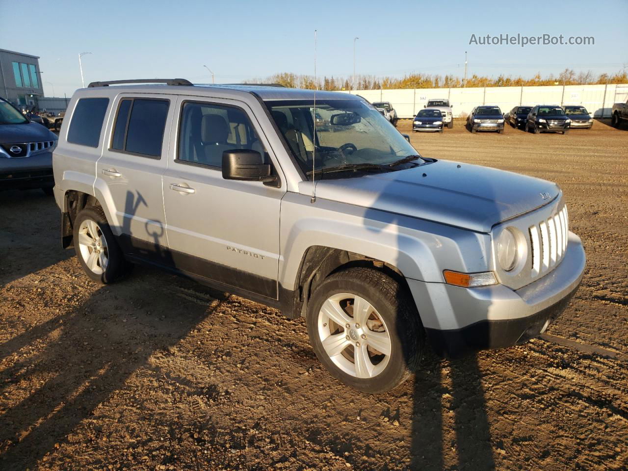 2012 Jeep Patriot  Silver vin: 1C4NJRAB0CD614597