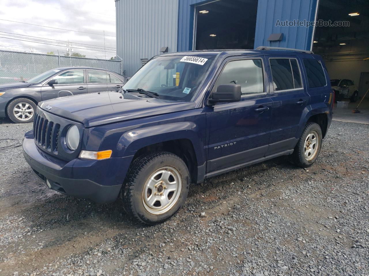 2014 Jeep Patriot  Синий vin: 1C4NJRAB4ED564760