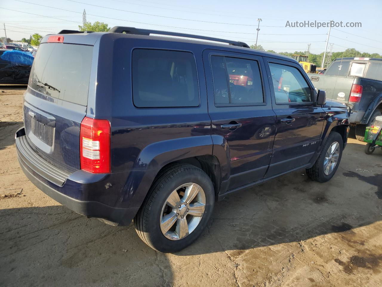 2014 Jeep Patriot  Синий vin: 1C4NJRAB4ED620051