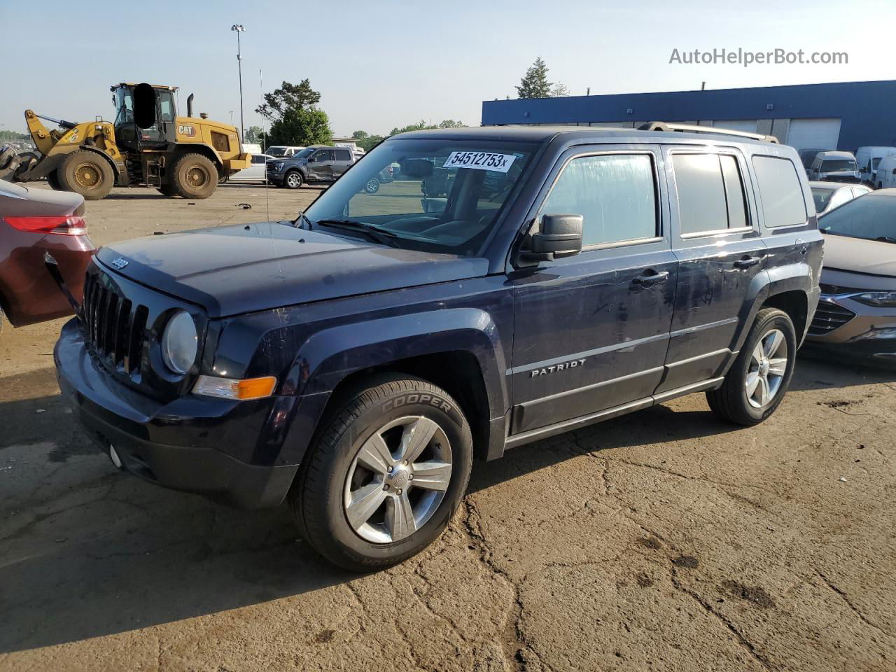 2014 Jeep Patriot  Синий vin: 1C4NJRAB4ED620051