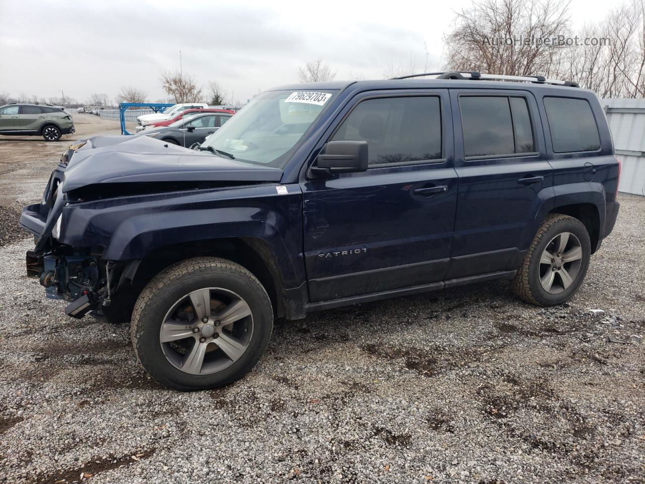 2016 Jeep Patriot  Синий vin: 1C4NJRAB6GD771721