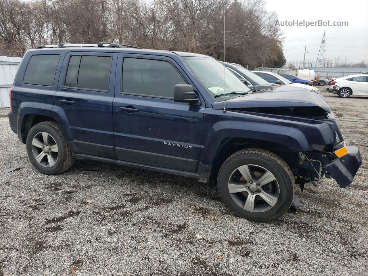 2016 Jeep Patriot  Синий vin: 1C4NJRAB6GD771721