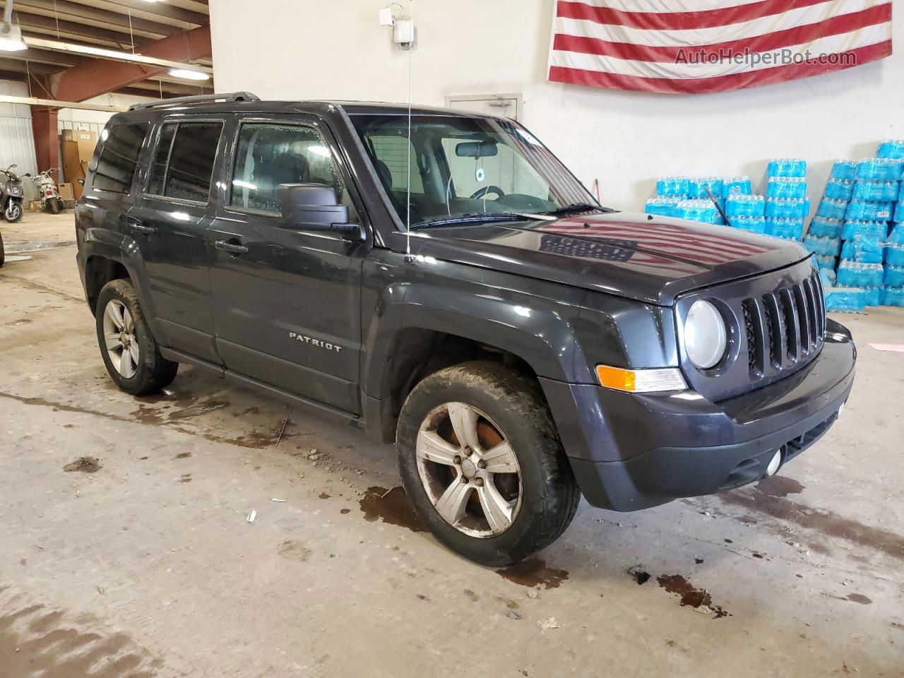 2014 Jeep Patriot Угольный vin: 1C4NJRAB7ED868729