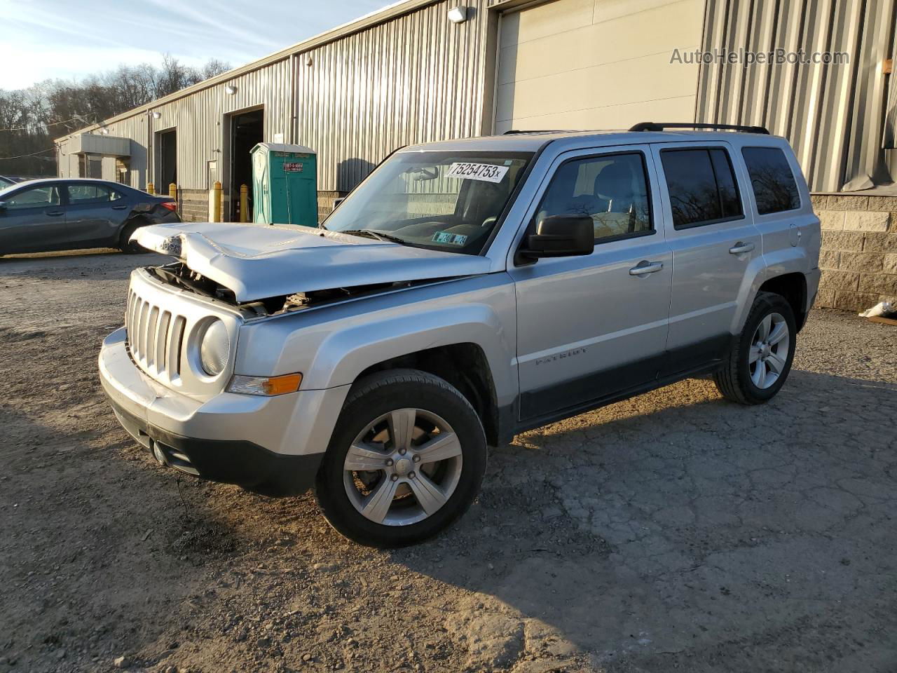 2012 Jeep Patriot Sport Серебряный vin: 1C4NJRBB0CD538006