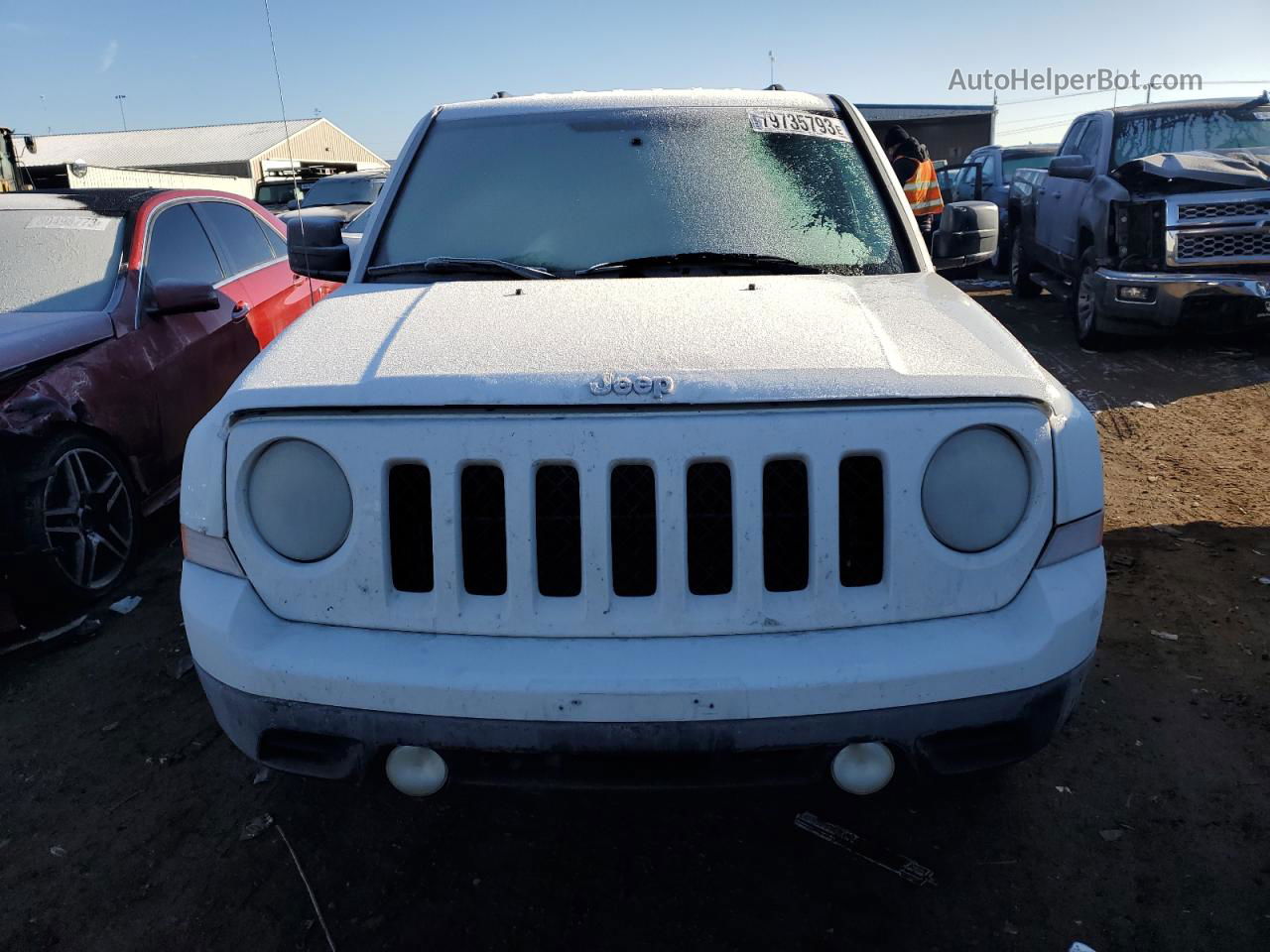 2012 Jeep Patriot Sport White vin: 1C4NJRBB0CD611004