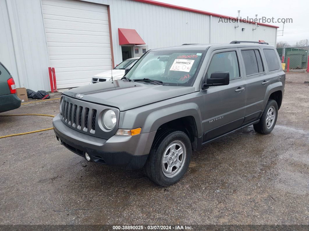 2014 Jeep Patriot Sport Gray vin: 1C4NJRBB0ED522861