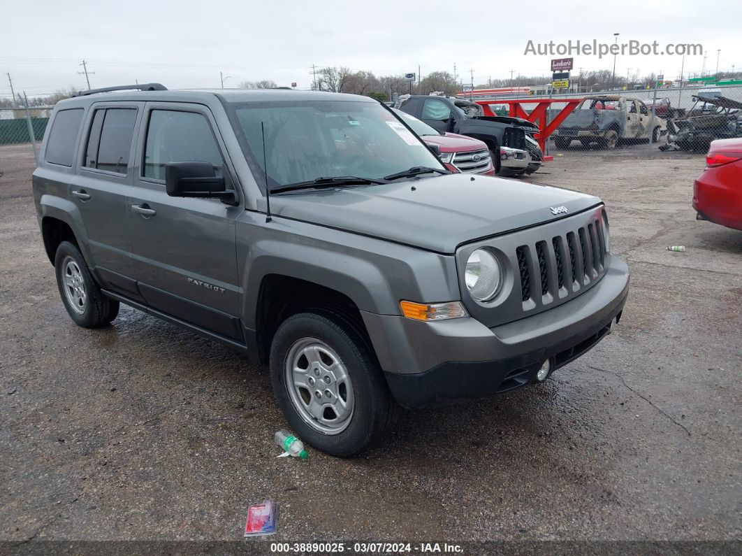 2014 Jeep Patriot Sport Gray vin: 1C4NJRBB0ED522861