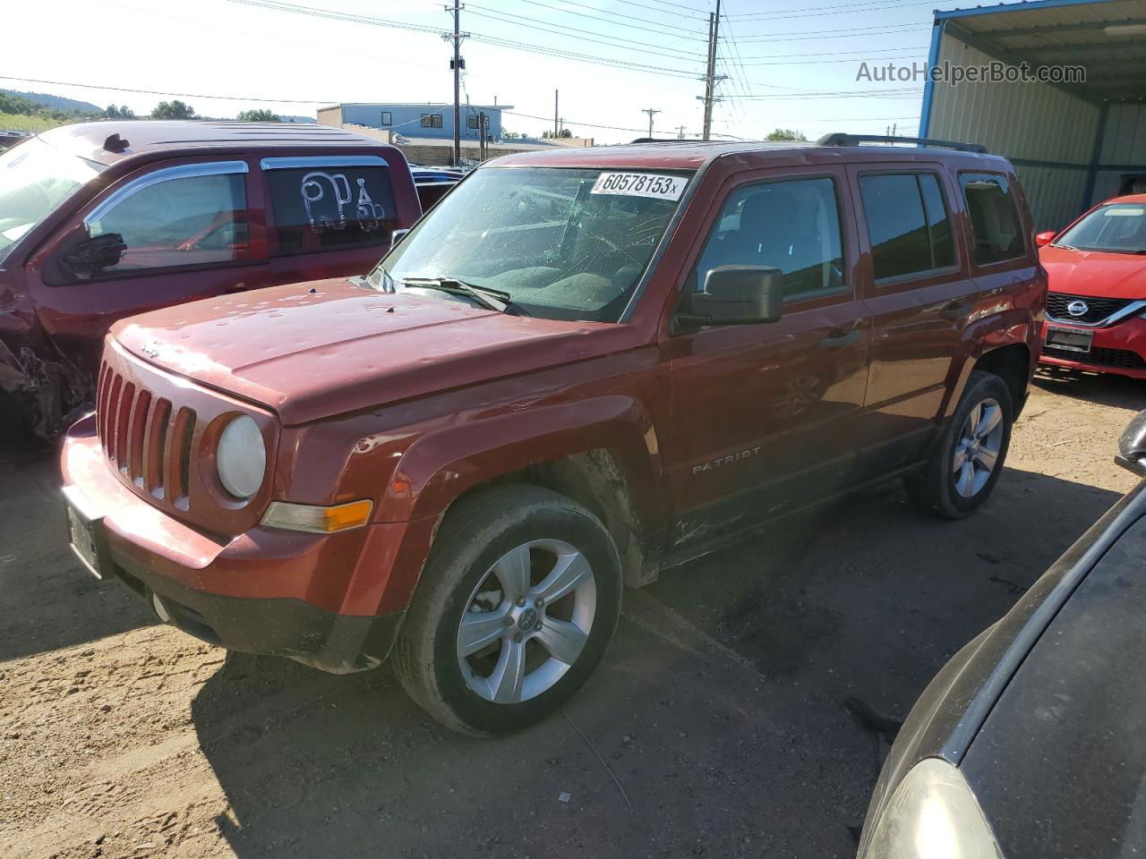 2014 Jeep Patriot Sport Red vin: 1C4NJRBB0ED644751