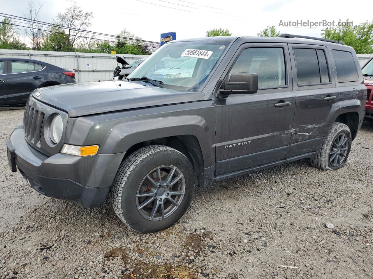 2014 Jeep Patriot Sport Угольный vin: 1C4NJRBB0ED718220