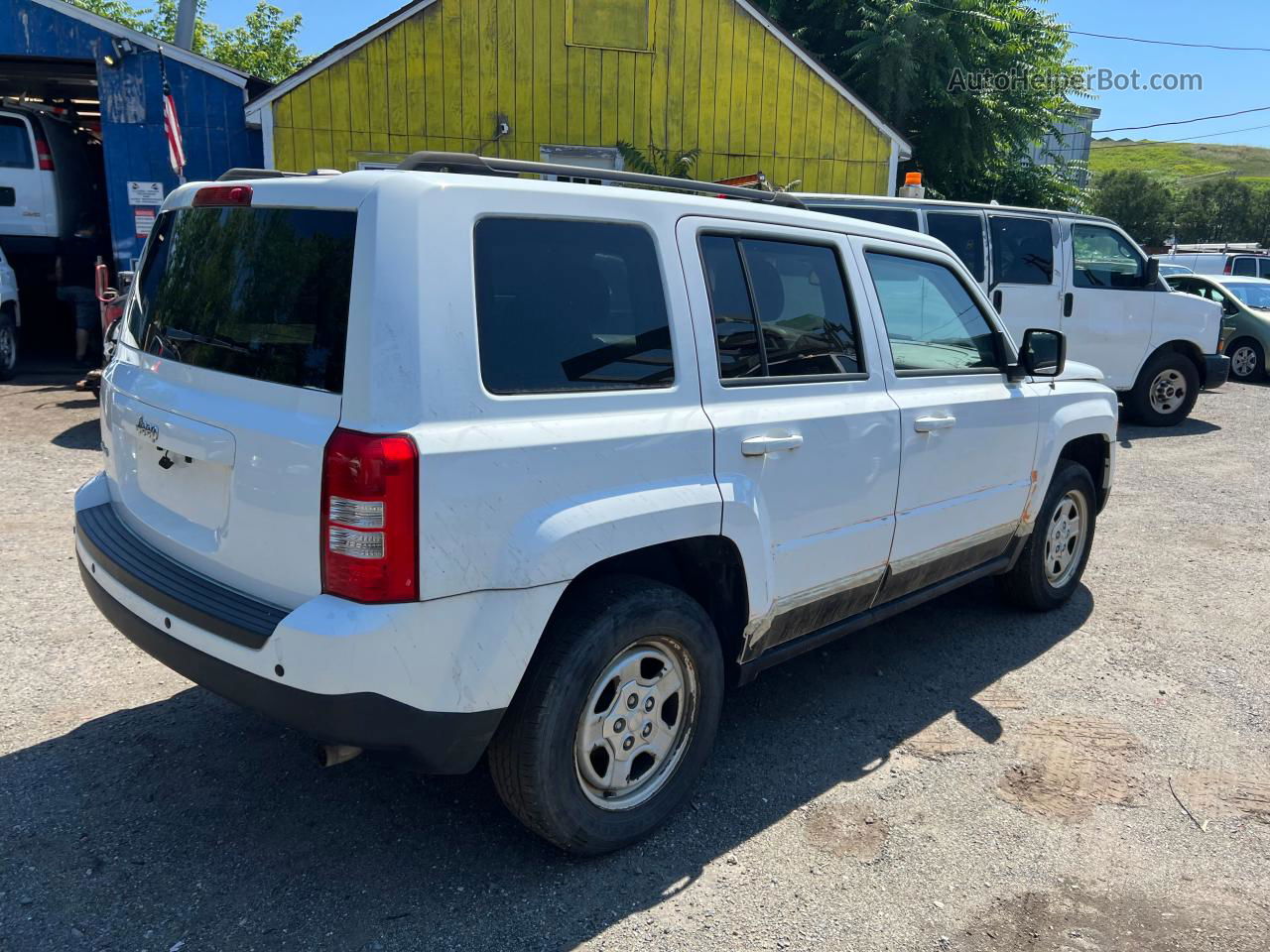 2016 Jeep Patriot Sport White vin: 1C4NJRBB0GD542448