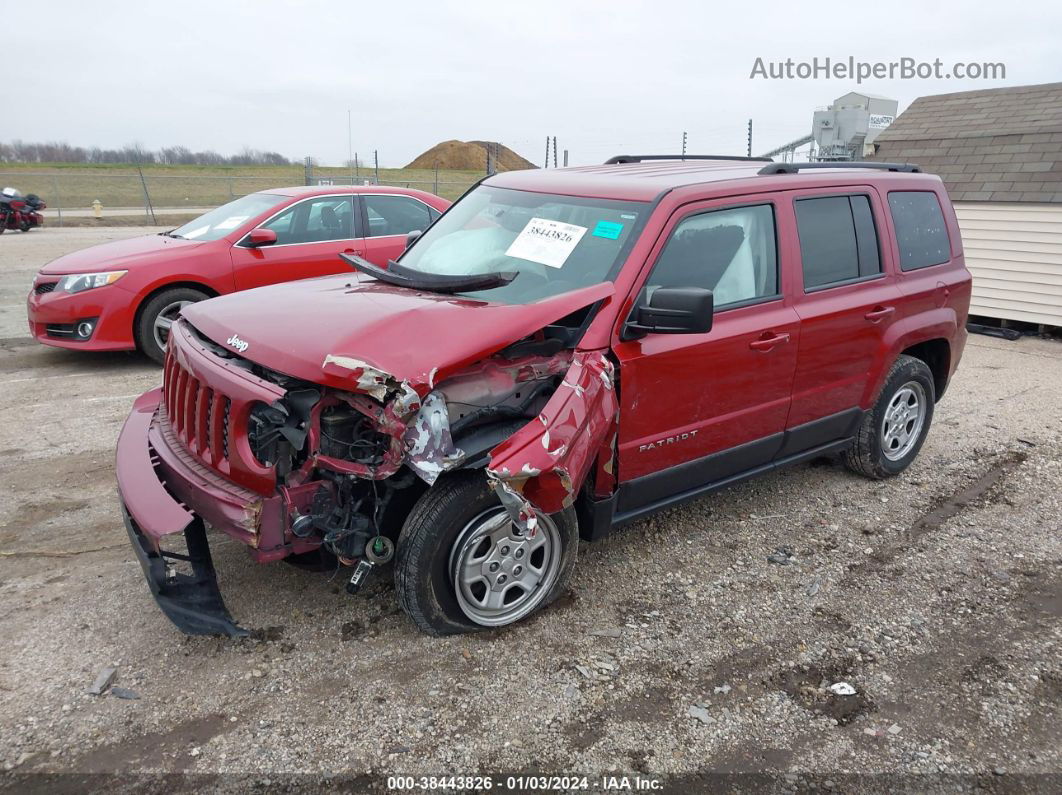 2016 Jeep Patriot Sport Red vin: 1C4NJRBB0GD579502