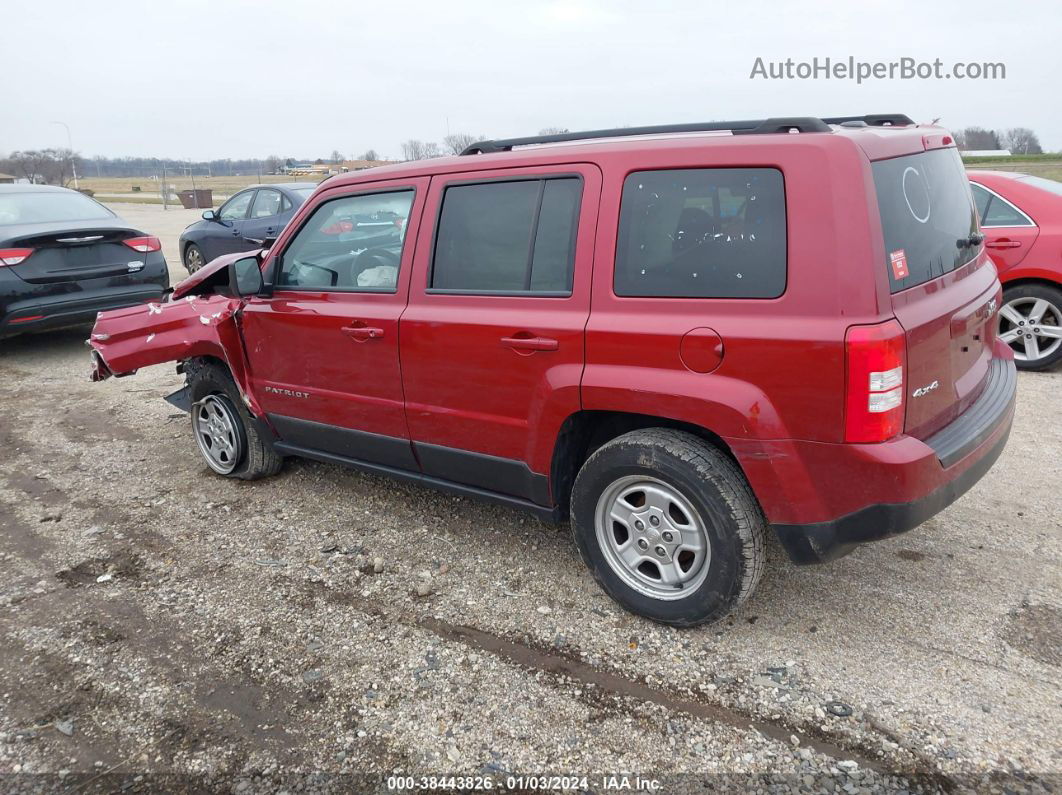 2016 Jeep Patriot Sport Red vin: 1C4NJRBB0GD579502