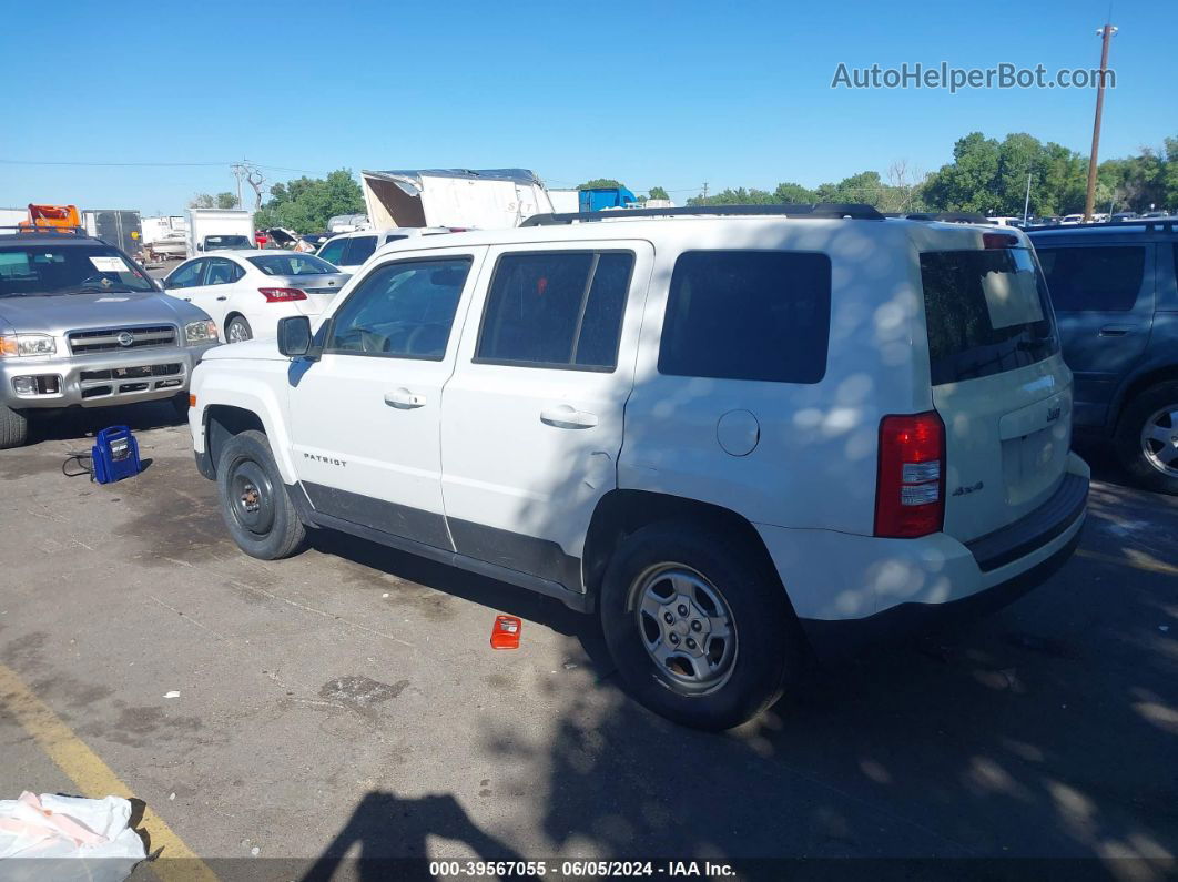 2016 Jeep Patriot Sport Белый vin: 1C4NJRBB0GD594789