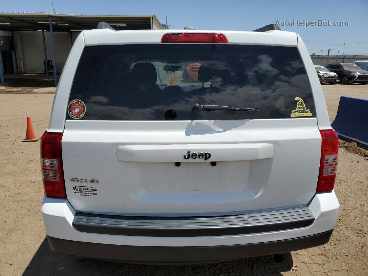 2016 Jeep Patriot Sport White vin: 1C4NJRBB0GD614796