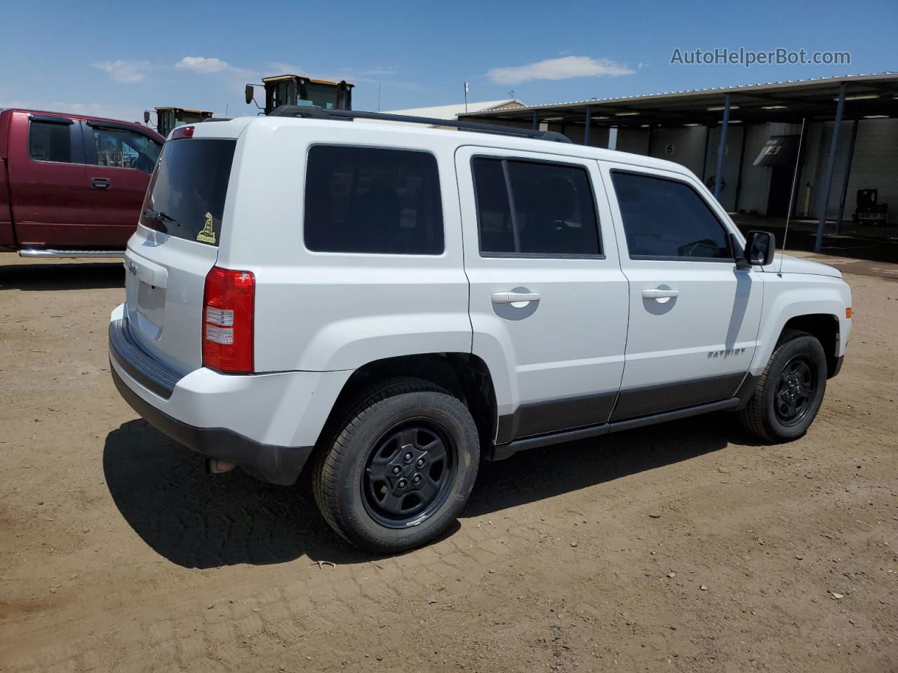 2016 Jeep Patriot Sport White vin: 1C4NJRBB0GD614796