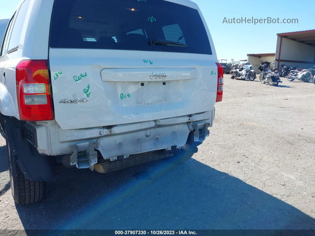 2016 Jeep Patriot Sport White vin: 1C4NJRBB0GD653436