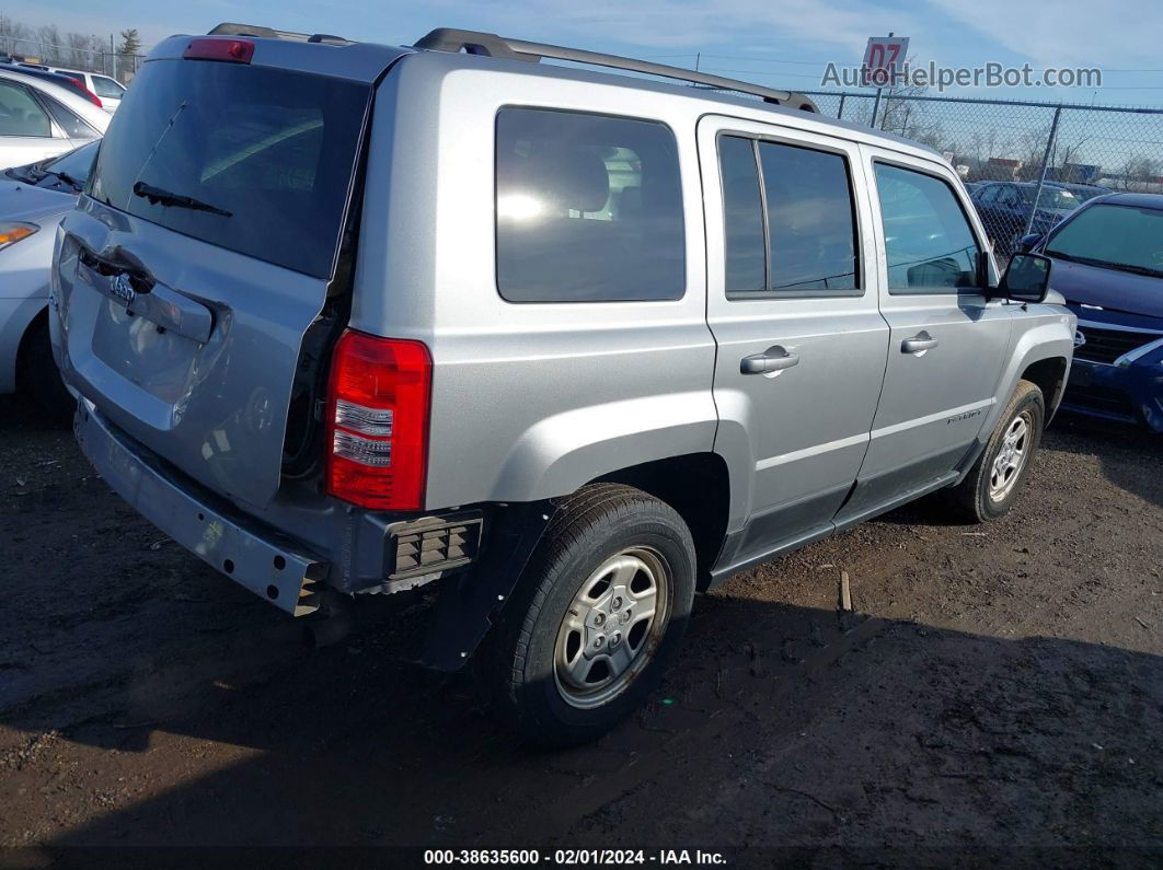 2016 Jeep Patriot Sport Silver vin: 1C4NJRBB0GD708354