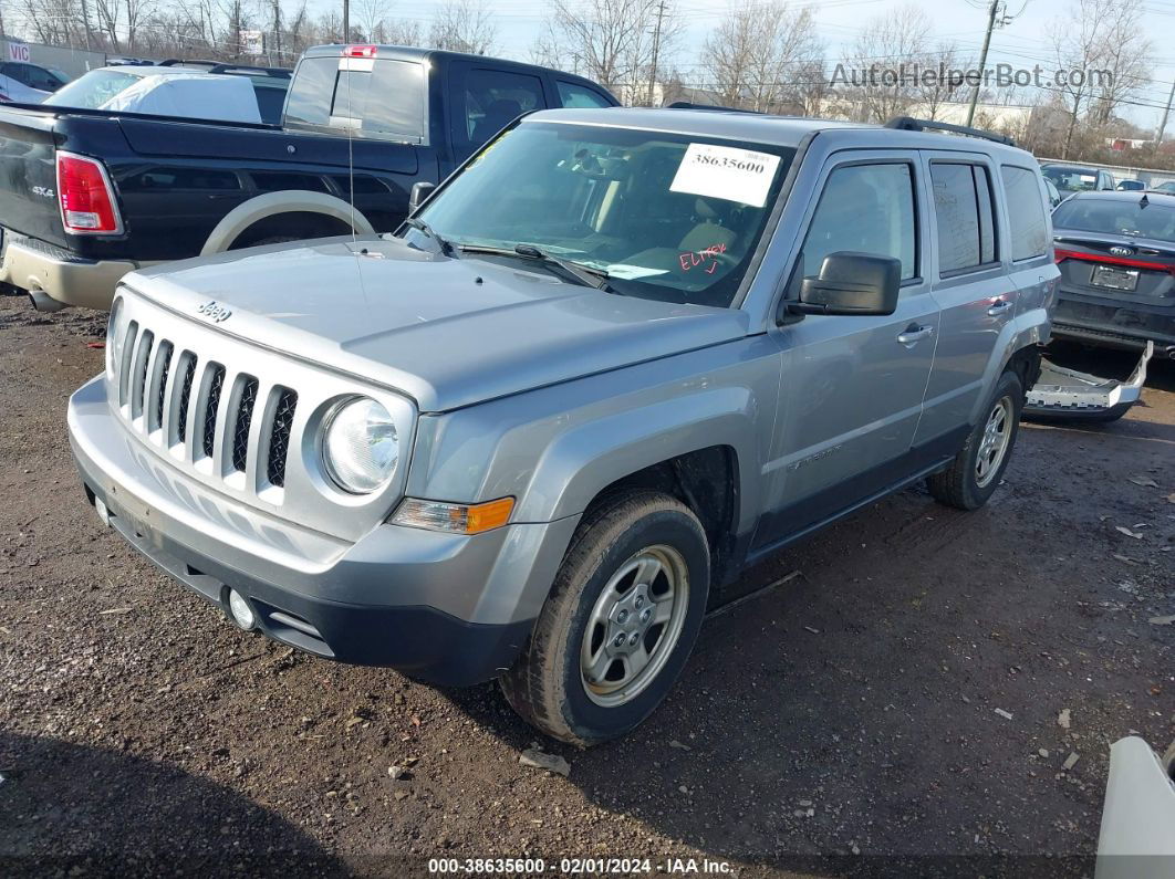 2016 Jeep Patriot Sport Silver vin: 1C4NJRBB0GD708354