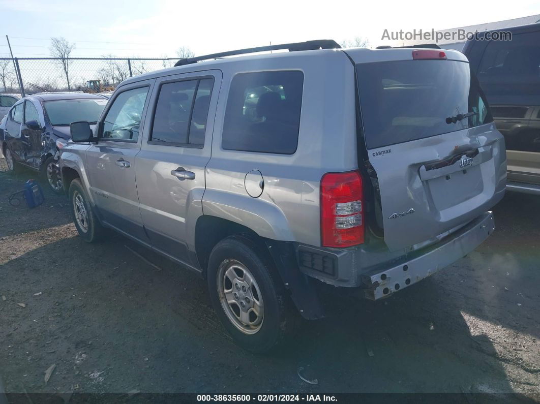 2016 Jeep Patriot Sport Silver vin: 1C4NJRBB0GD708354