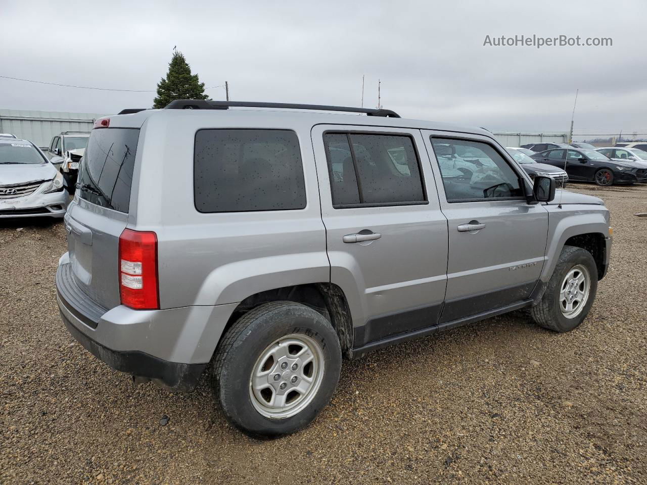 2016 Jeep Patriot Sport Silver vin: 1C4NJRBB0GD779196