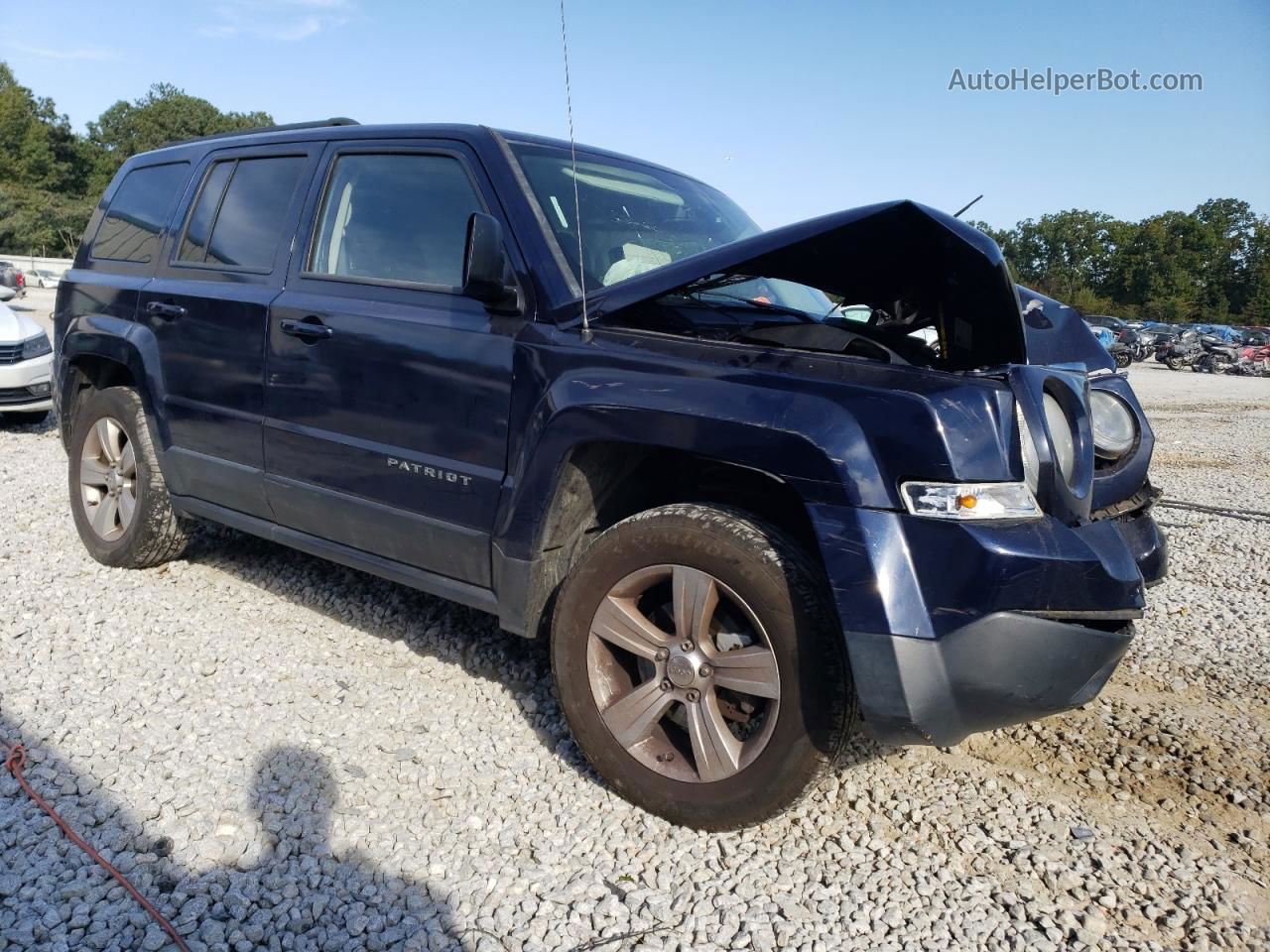 2014 Jeep Patriot Sport Синий vin: 1C4NJRBB1ED617512