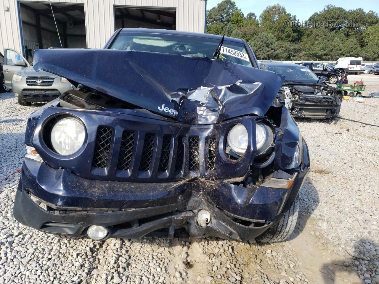 2014 Jeep Patriot Sport Blue vin: 1C4NJRBB1ED617512