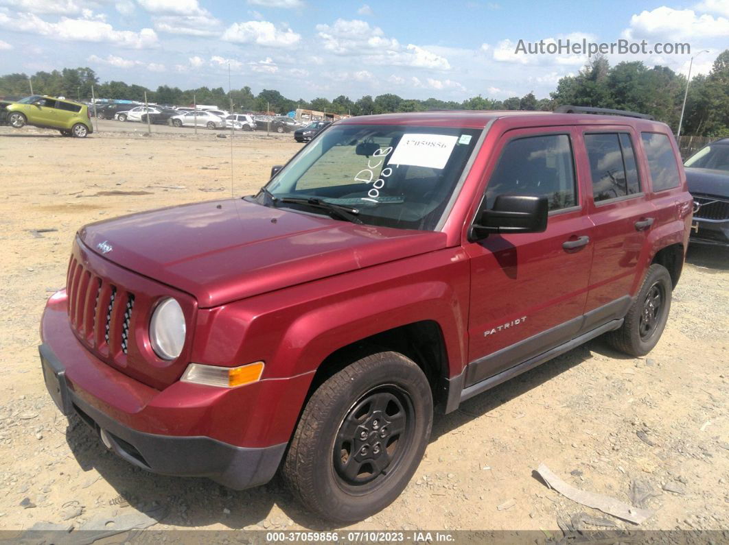 2014 Jeep Patriot Sport Red vin: 1C4NJRBB1ED696129