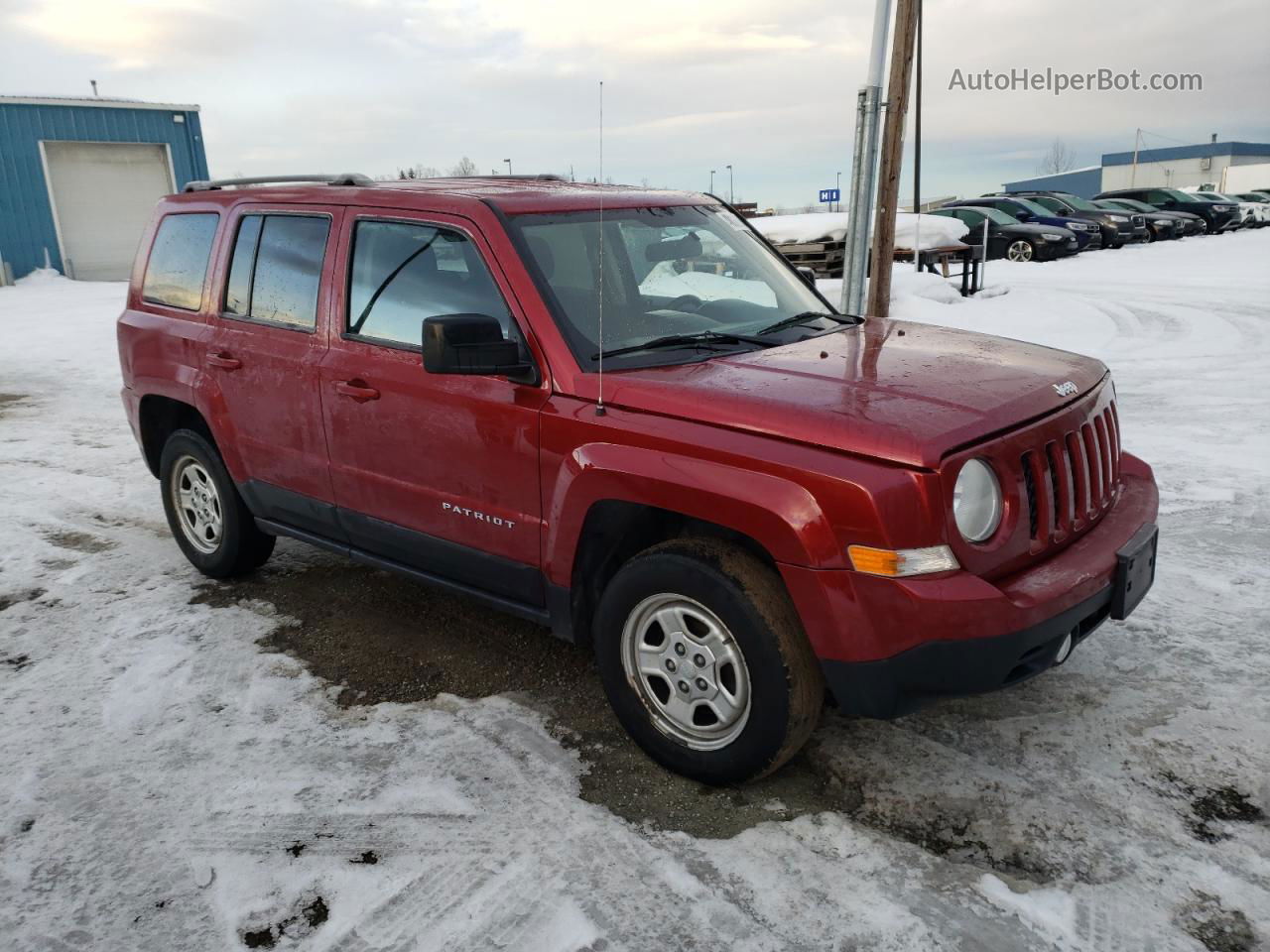 2014 Jeep Patriot Sport Бордовый vin: 1C4NJRBB1ED809402