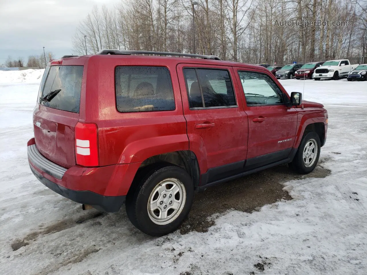 2014 Jeep Patriot Sport Бордовый vin: 1C4NJRBB1ED809402