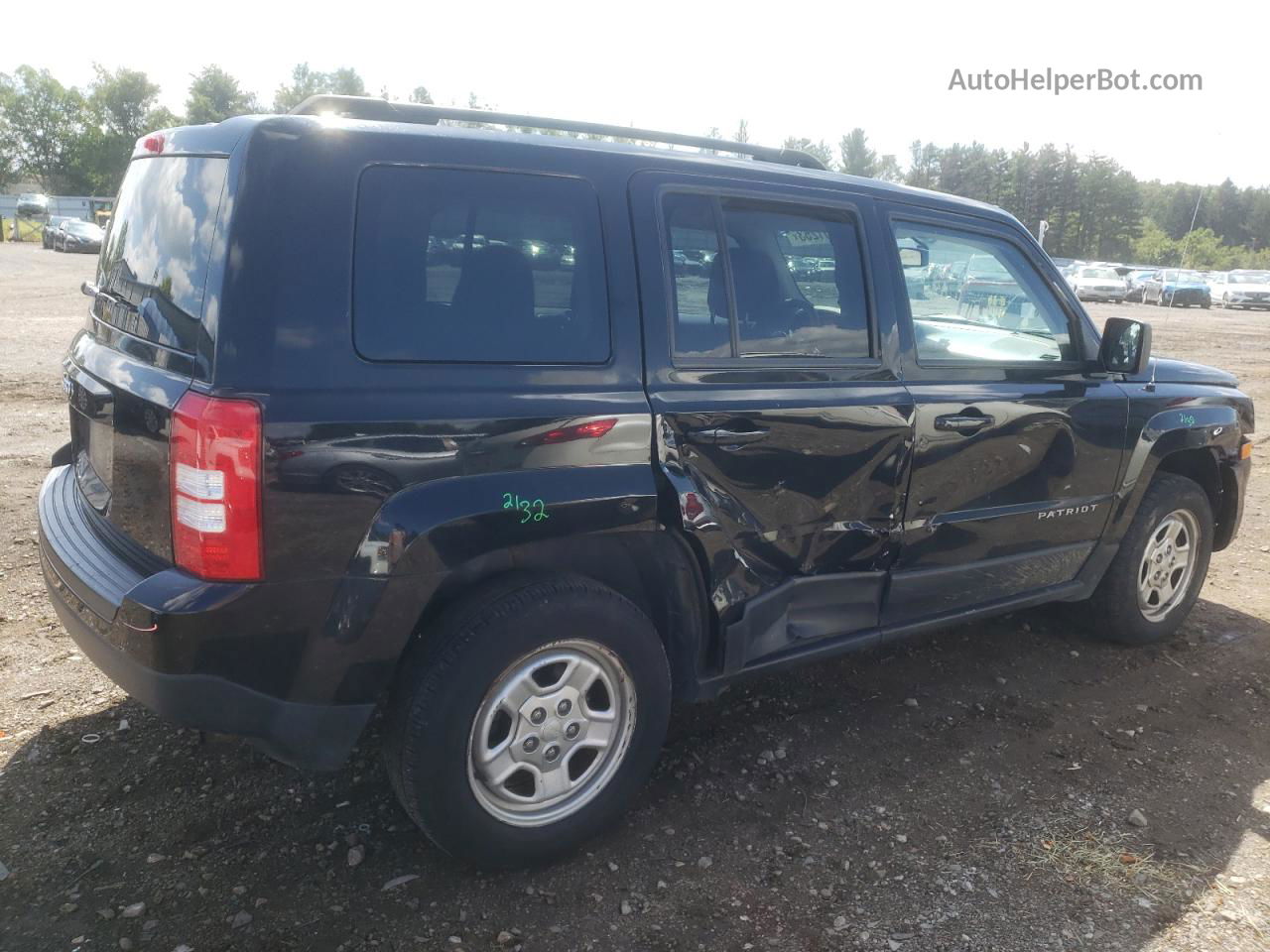 2016 Jeep Patriot Sport Черный vin: 1C4NJRBB1GD579668